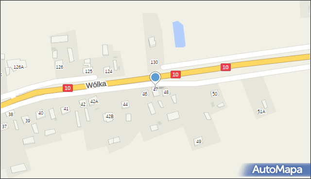 Wólka, Wólka, 47, mapa Wólka