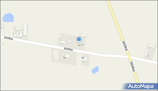 Wólka, Wólka, 6, mapa Wólka