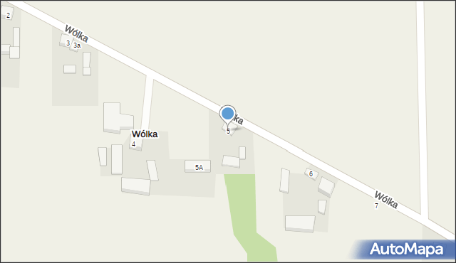 Wólka, Wólka, 5, mapa Wólka