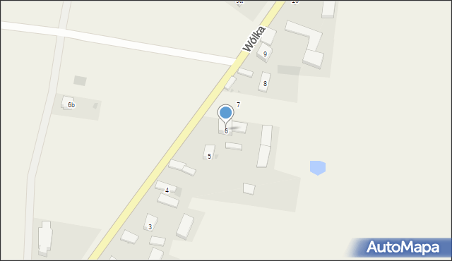 Wólka, Wólka, 6, mapa Wólka
