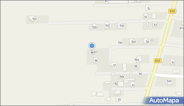 Wólka Abramowicka, Wólka Abramowicka, 55, mapa Wólka Abramowicka