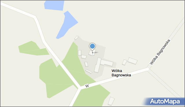 Wólka Bagnowska, Wólka Bagnowska, 7, mapa Wólka Bagnowska