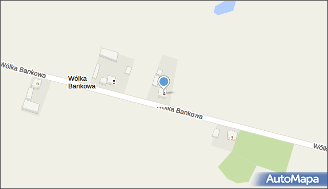 Wólka Bankowa, Wólka Bankowa, 4, mapa Wólka Bankowa