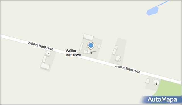 Wólka Bankowa, Wólka Bankowa, 5, mapa Wólka Bankowa