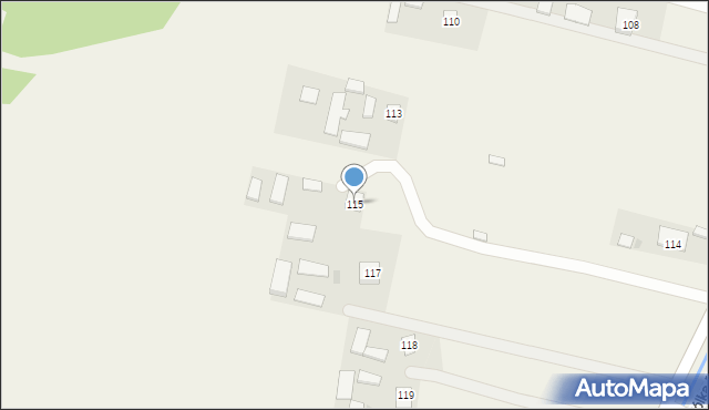 Wólka Batorska, Wólka Batorska, 115, mapa Wólka Batorska