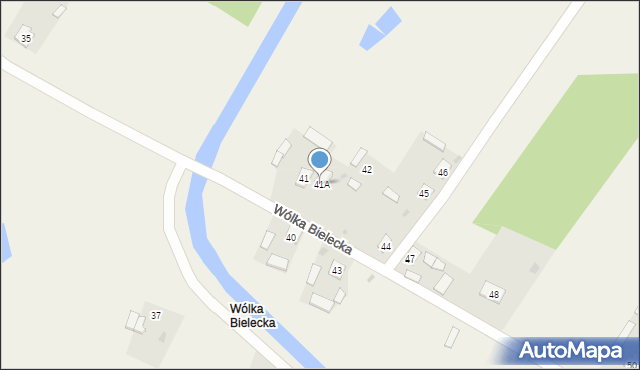 Wólka Bielecka, Wólka Bielecka, 41A, mapa Wólka Bielecka