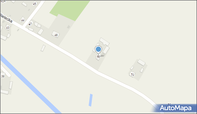 Wólka Bielecka, Wólka Bielecka, 50, mapa Wólka Bielecka