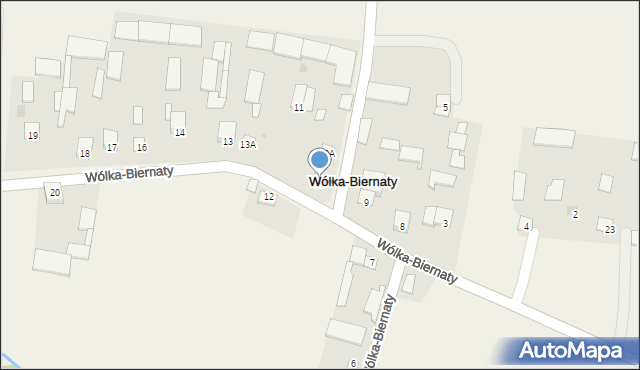 Wólka-Biernaty, Wólka-Biernaty, 10, mapa Wólka-Biernaty