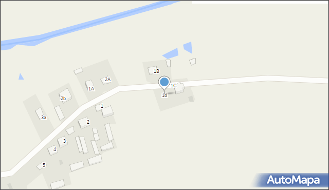 Wólka Brzezińska, Wólka Brzezińska, 1d, mapa Wólka Brzezińska