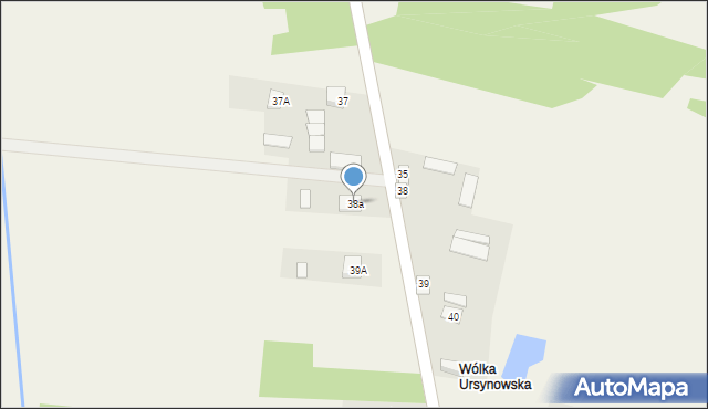 Wólka Brzózka, Wólka Brzózka, 38a, mapa Wólka Brzózka