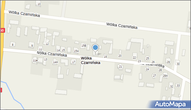 Wólka Czarnińska, Wólka Czarnińska, 18, mapa Wólka Czarnińska