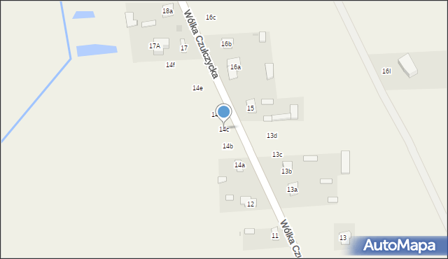 Wólka Czułczycka, Wólka Czułczycka, 14c, mapa Wólka Czułczycka