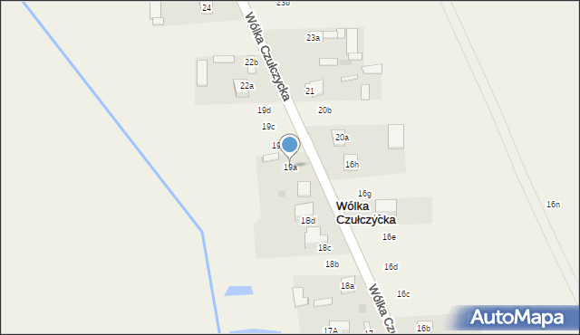 Wólka Czułczycka, Wólka Czułczycka, 19a, mapa Wólka Czułczycka