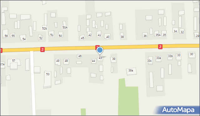 Wólka Dobryńska, Wólka Dobryńska, 43, mapa Wólka Dobryńska