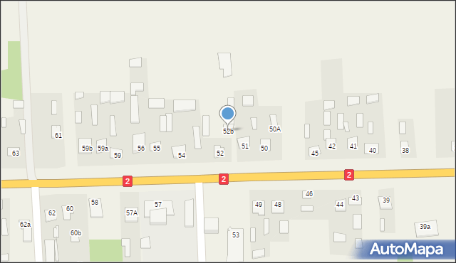 Wólka Dobryńska, Wólka Dobryńska, 52b, mapa Wólka Dobryńska