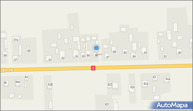 Wólka Dobryńska, Wólka Dobryńska, 88, mapa Wólka Dobryńska