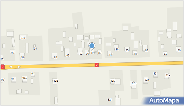 Wólka Dobryńska, Wólka Dobryńska, 89, mapa Wólka Dobryńska