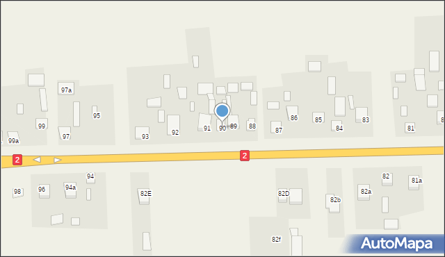 Wólka Dobryńska, Wólka Dobryńska, 90, mapa Wólka Dobryńska