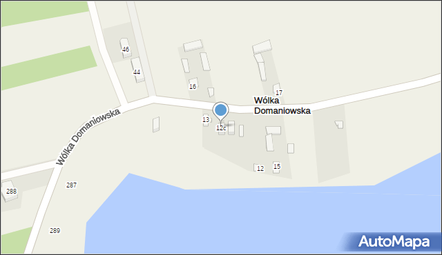 Wólka Domaniowska, Wólka Domaniowska, 12c, mapa Wólka Domaniowska