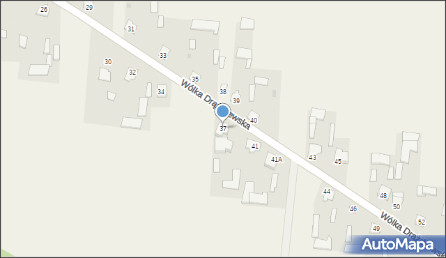 Wólka Drążdżewska, Wólka Drążdżewska, 37, mapa Wólka Drążdżewska
