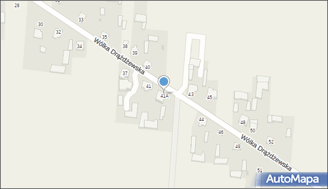 Wólka Drążdżewska, Wólka Drążdżewska, 42, mapa Wólka Drążdżewska