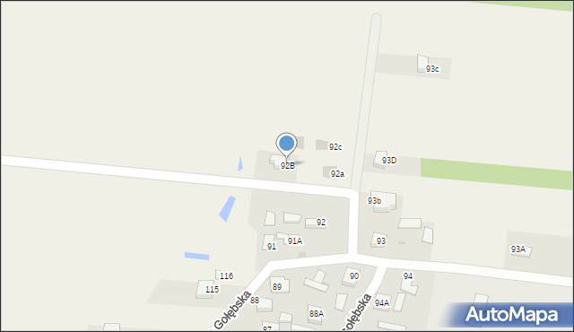 Wólka Gołębska, Wólka Gołębska, 92B, mapa Wólka Gołębska
