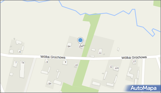 Wólka Grochowa, Wólka Grochowa, 10A, mapa Wólka Grochowa