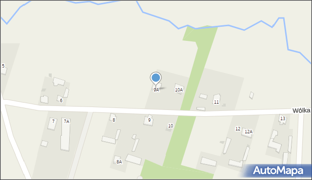 Wólka Grochowa, Wólka Grochowa, 9A, mapa Wólka Grochowa