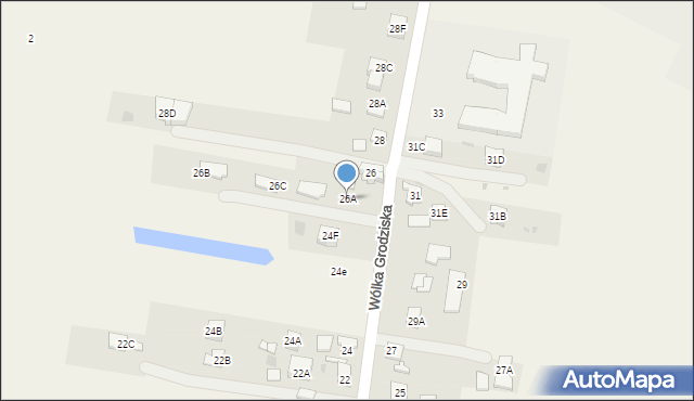 Wólka Grodziska, Wólka Grodziska, 26A, mapa Wólka Grodziska