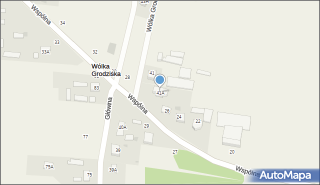 Wólka Grodziska, Wólka Grodziska, 41A, mapa Wólka Grodziska