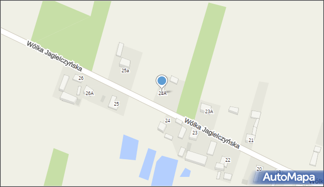 Wólka Jagielczyńska, Wólka Jagielczyńska, 24A, mapa Wólka Jagielczyńska