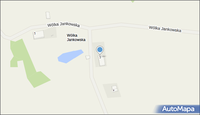 Wólka Jankowska, Wólka Jankowska, 3, mapa Wólka Jankowska