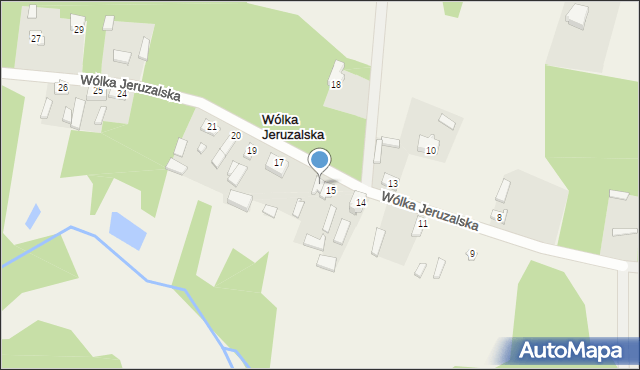 Wólka Jeruzalska, Wólka Jeruzalska, 16, mapa Wólka Jeruzalska