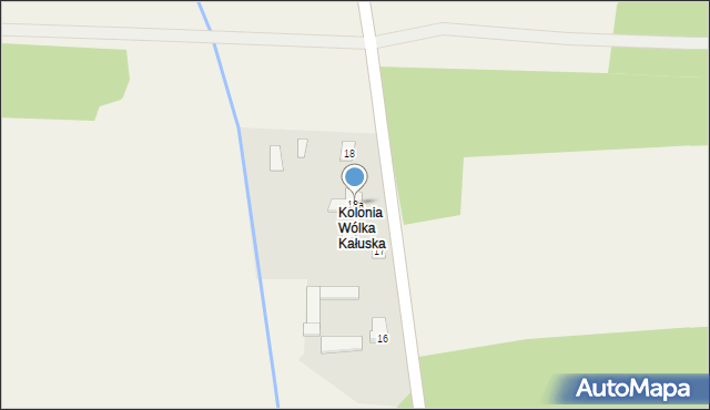 Wólka Kałuska, Wólka Kałuska, 18a, mapa Wólka Kałuska