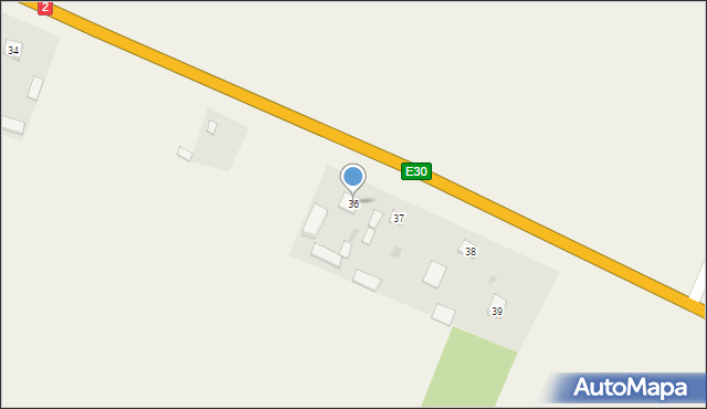 Wólka Kamienna, Wólka Kamienna, 36, mapa Wólka Kamienna