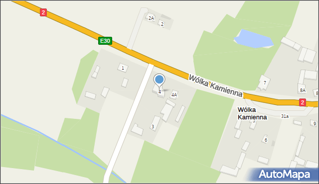 Wólka Kamienna, Wólka Kamienna, 4, mapa Wólka Kamienna