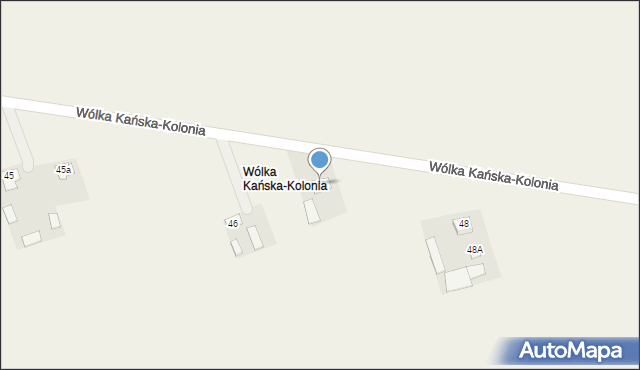 Wólka Kańska-Kolonia, Wólka Kańska-Kolonia, 47, mapa Wólka Kańska-Kolonia