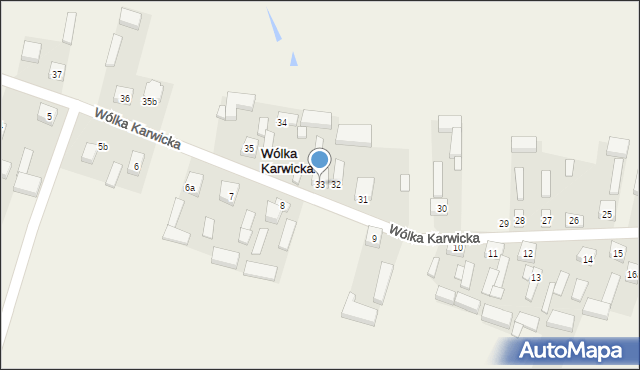 Wólka Karwicka, Wólka Karwicka, 33, mapa Wólka Karwicka
