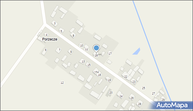 Wólka Kłucka, Wólka Kłucka, 14, mapa Wólka Kłucka