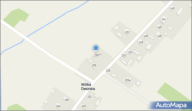 Wólka Kłucka, Wólka Kłucka, 154, mapa Wólka Kłucka