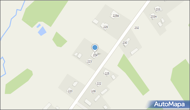 Wólka Kłucka, Wólka Kłucka, 224, mapa Wólka Kłucka