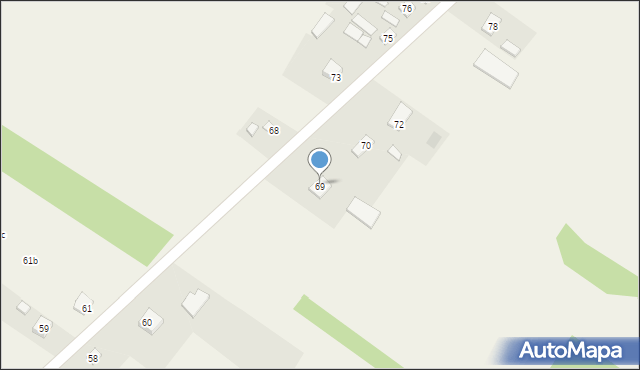 Wólka Kłucka, Wólka Kłucka, 69, mapa Wólka Kłucka