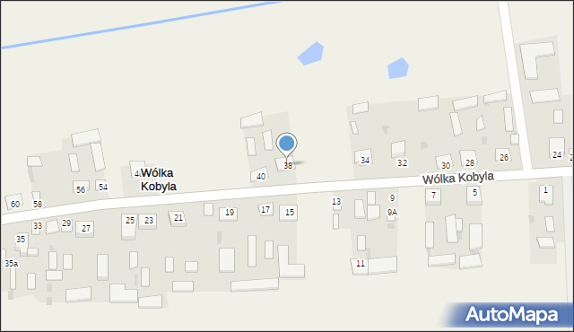 Wólka Kobyla, Wólka Kobyla, 38, mapa Wólka Kobyla