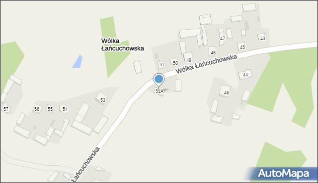 Wólka Łańcuchowska, Wólka Łańcuchowska, 51A, mapa Wólka Łańcuchowska