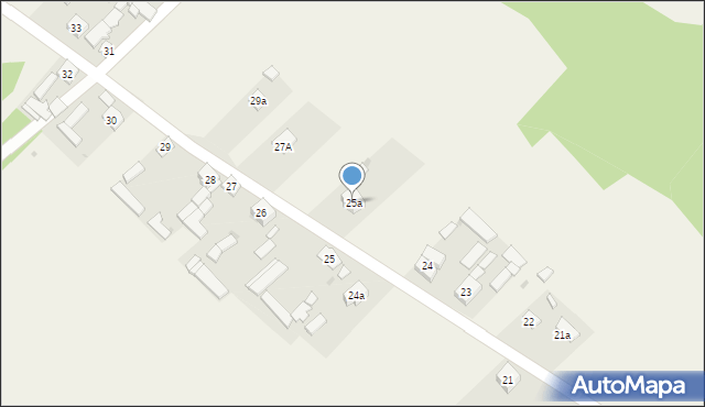 Wólka Lesiowska, Wólka Lesiowska, 25a, mapa Wólka Lesiowska