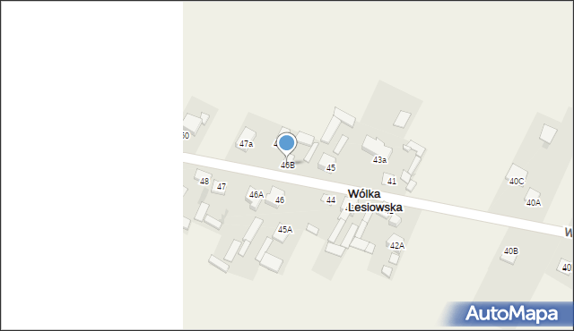 Wólka Lesiowska, Wólka Lesiowska, 46B, mapa Wólka Lesiowska