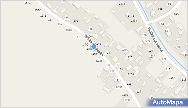 Wólka Łętowska, Wólka Łętowska, 145a, mapa Wólka Łętowska