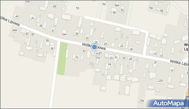 Wólka Lipowa, Wólka Lipowa, 28, mapa Wólka Lipowa