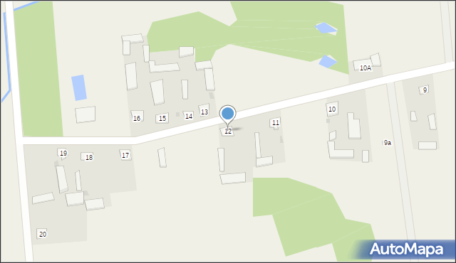 Wólka Lubielska, Wólka Lubielska, 12, mapa Wólka Lubielska