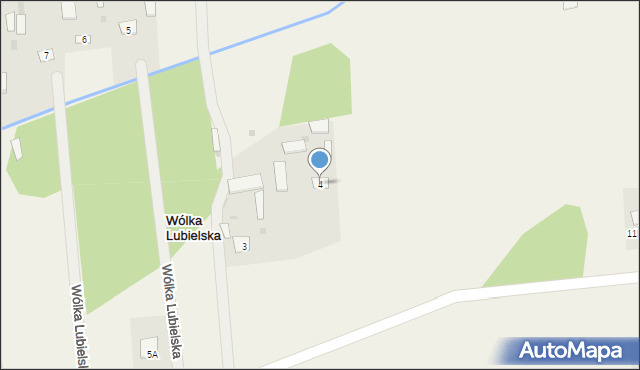 Wólka Lubielska, Wólka Lubielska, 4, mapa Wólka Lubielska